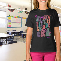 In My Fifth Grade Era Neon Elements with Year