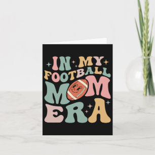 In My Football Mum Era Fun Retro Halloween Sport M Card