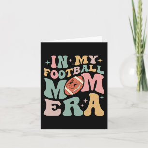 In My Football Mum Era Funny Retro Halloween Sport Card