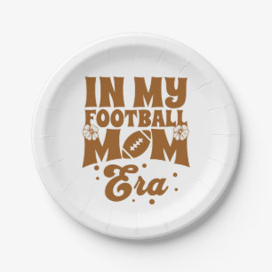In My Football Mum Era Paper Plate