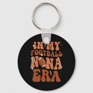 In My Football Nana Era Funny Proud Football Nana  Key Ring