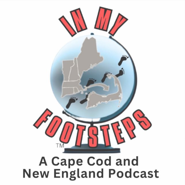 In My Footsteps Podcast Bumper Sticker (Front)
