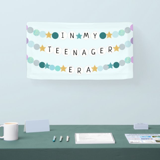 In My Friendship Bracelet Era Birthday Party Banner (Tradeshow)