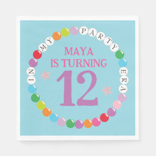 In My Friendship Bracelet Era Birthday Party Napkin
