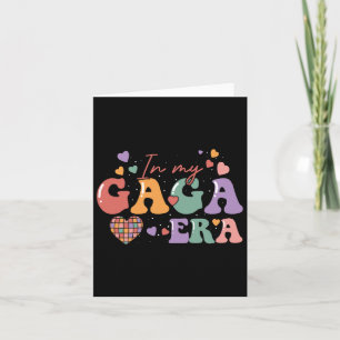 In My Gaga Era Funny Sarcastic Groovy Retro Mother Card