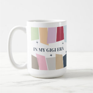 In My Gigi Era Cute Gift for Grandma Announcement Coffee Mug