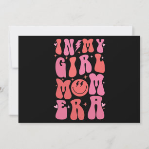 In My Girl Mum Era Retro Groovy Mother's Day  Holiday Card