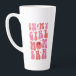 In My Girl Mum Era Retro Groovy Mother's Day  Latte Mug<br><div class="desc">In My Girl Mum Era Retro Groovy Mum Life Happy Mother's Day T-Shirt</div>