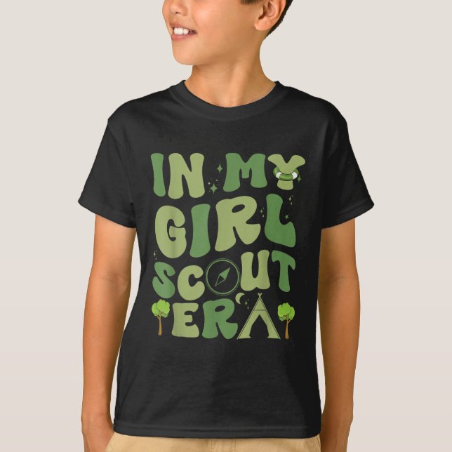 In My Girl Patricks Day Scout Era, Scout Camping F T-Shirt (Front)