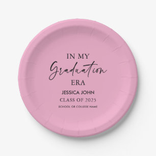 In my graduation era funny Graduation Paper Plate