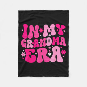 In My Grandma Era Mothers Day Expecting Baby Annou Fleece Blanket