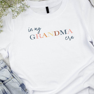 In My Grandma Era Quote Customisable Name T-Shirt Tri-Blend Shirt