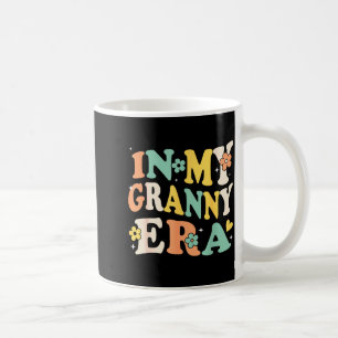 In My Granny Era Funny Sarcastic Groovy Retro Moth Coffee Mug