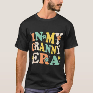In My Granny Era Funny Sarcastic Groovy Retro Moth T-Shirt