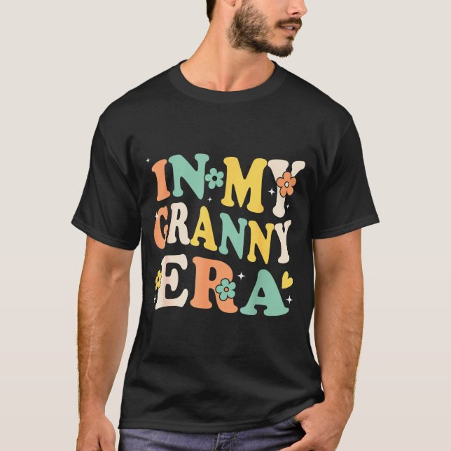 In My Granny Era Funny Sarcastic Groovy Retro Moth T-Shirt (Front)