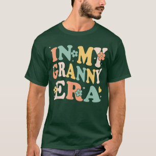 in My Granny Era Funny Sarcastic Groovy Retro Moth T-Shirt