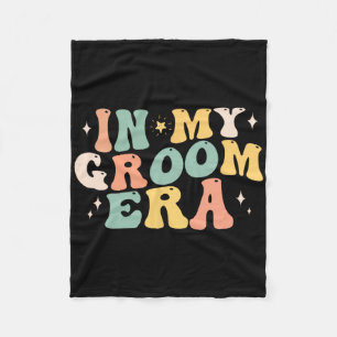 In My Groom Era Bachelor Party Engagement Wedding  Fleece Blanket