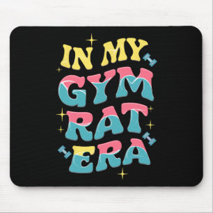 In My Gym Rat Era Groovy Fitness Bodybuilding Work Mouse Pad