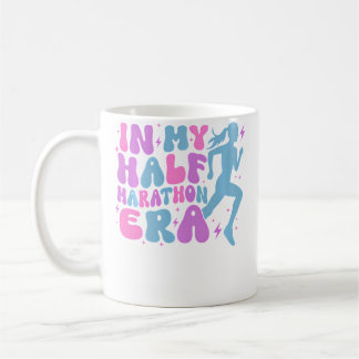 In My Half Marathon Era Groovy Funny Running Coffee Mug