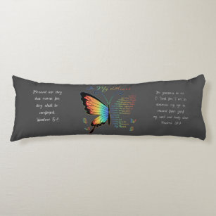 "In my heart" Remembrance body pillow. Body Cushion