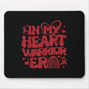 In My Heart Warrior Era Heart Disease Awareness Ch Mouse Pad