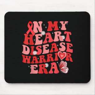 In My Heart Warrior Era Heart Disease Awareness We Mouse Pad
