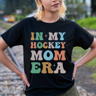In My Hockey Mum Era Groovy Retro T-Shirt
