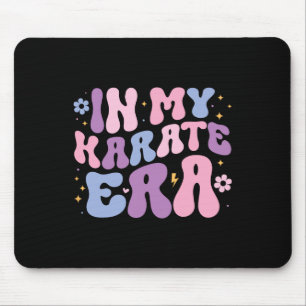 In My Karate Era Groovy Retro Martial Arts Cute Ka Mouse Pad