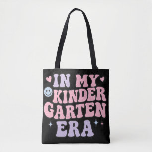 In my kindergarten era design tote bag
