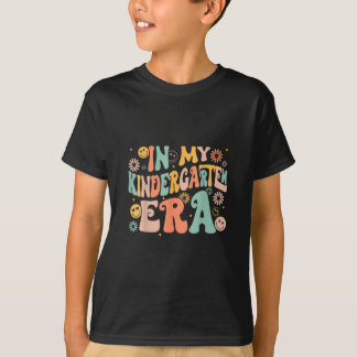 In My Kindergarten Era Retro Back To School  T-Shirt