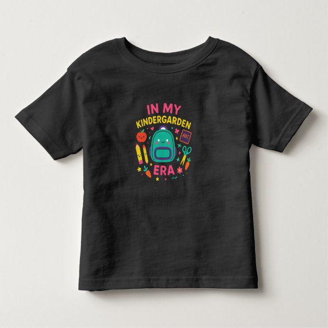 In My Kindergarten Era  T-Shirt – Cute Back to (Front)