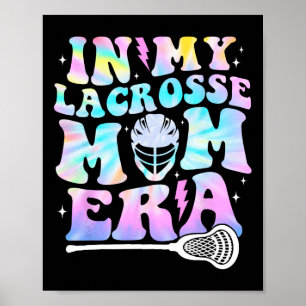 In My Lacrosse Mum Era Retro Groovy Sports Women M Poster