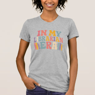 In My Librarian Era Retro Groovy Book Lover T-Shirt