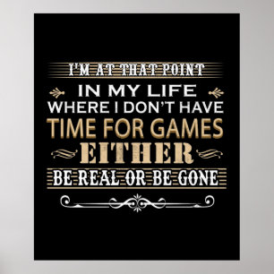 In My Life Where I Don't Have Time For Game Either Poster
