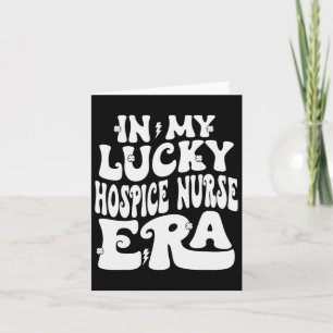 In My Lucky Hospice Nurse Era St Patricks Day Sham Card