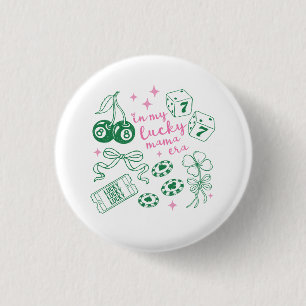 In My Lucky Mama Era Cute St Patricks Day 3 Cm Round Badge