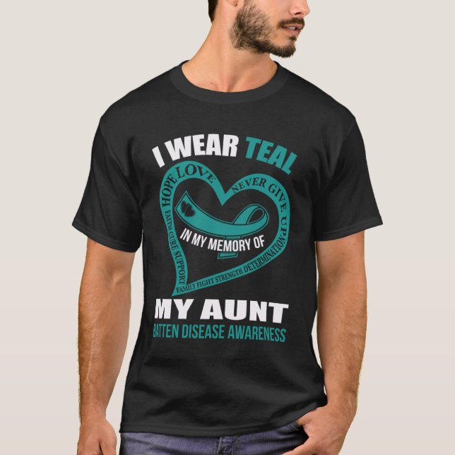 In my memory of my aunt BATTEN DISEASE AWARENESS T-Shirt (Front)