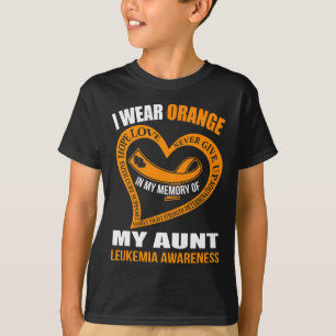 In my memory of my aunt LEUKEMIA AWARENESS  T-Shirt
