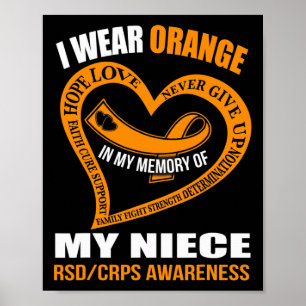 In my memory of my niece RSDCRPS AWARENESS Poster