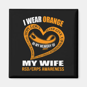 In My Memory Of My Wife Rsdcrps Awareness  Magnet