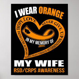 In My Memory Of My Wife Rsdcrps Awareness Poster