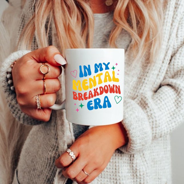 In My Mental Breakdown Era Colourful Coffee Mug  (Creator Uploaded)