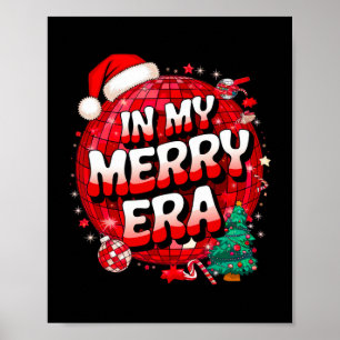 In My Merry Era Family Merry Christmas Lights Disc Poster