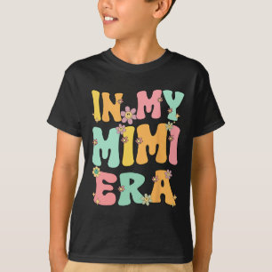 In My Mimi Era Retro Groovy Mimi Grandma Mothers D T-Shirt