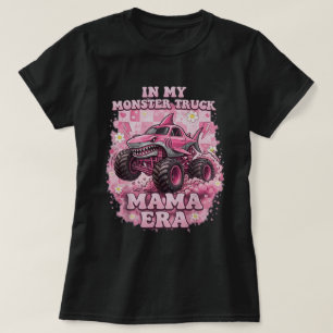 In My Monster Truck Mama Era Pink Shark Monster Tr T-Shirt