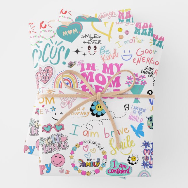 In My Mum Era Gift Wrapping Sheets (In situ)