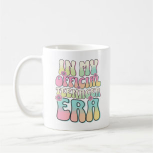 In My Official Teenager Era 13th Birthday Party Coffee Mug