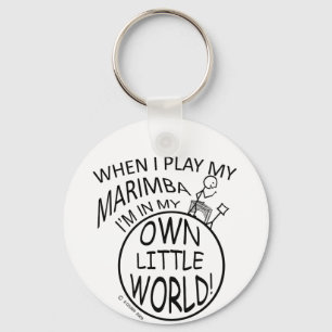 In My Own Little World Marimba Key Ring