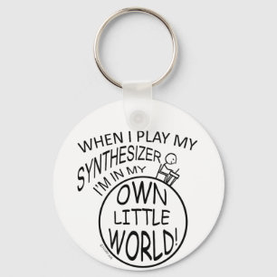 In My Own Little World Synthesizer Key Ring