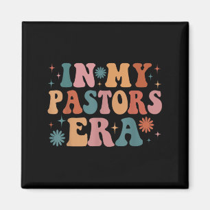 In My Pastors Era Funny Women Christmas Magnet